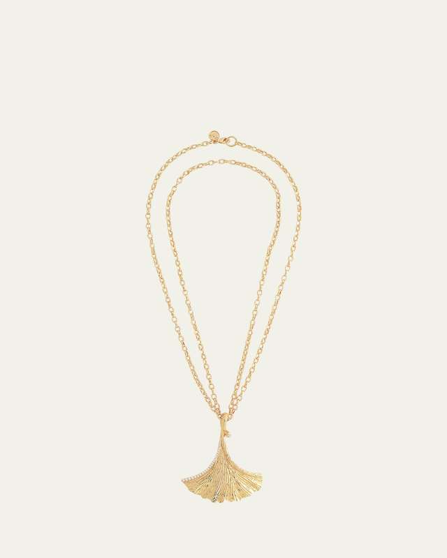 Ginkgo Pendant Necklace